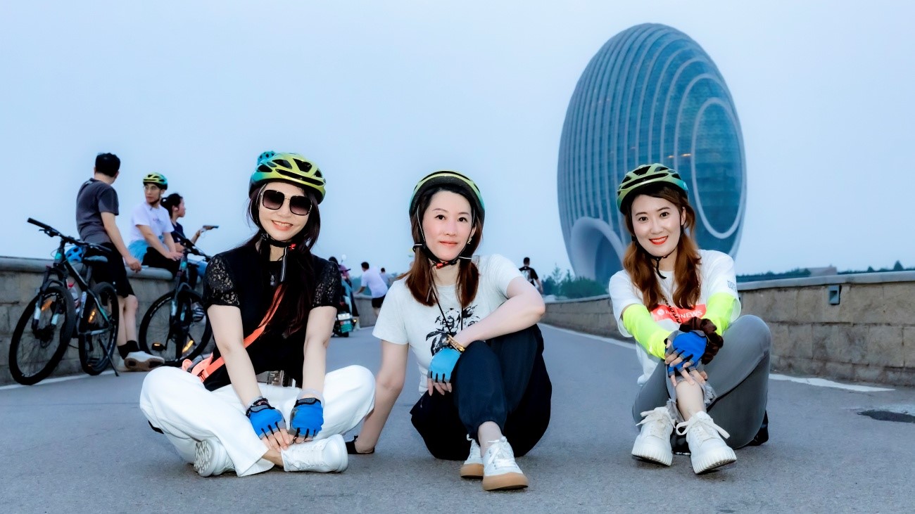 「騎行雁棲湖，凝聚團隊力！」 一日騎行團建，挑戰(zhàn)與美景同行！